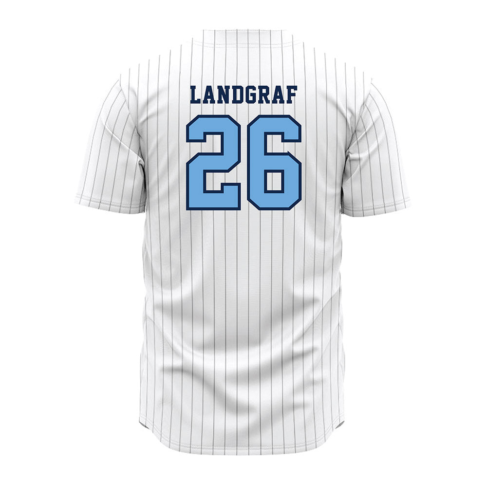 Creighton - NCAA Baseball : Brody Landgraf - White Jersey-1