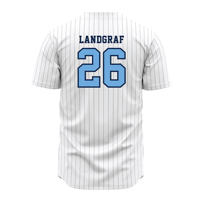 Creighton - NCAA Baseball : Brody Landgraf - White Jersey-1