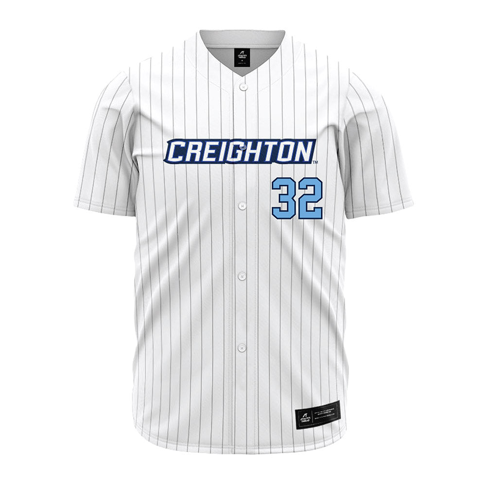 Creighton - NCAA Baseball : Gavin Flores - White Jersey-0