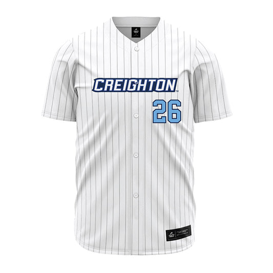 Creighton - NCAA Baseball : Brody Landgraf - White Jersey-0