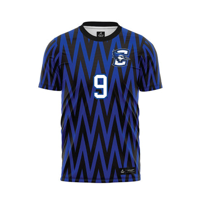 Creighton - NCAA Men's Soccer : Angel Lopez - Blue Soccer Jersey-0