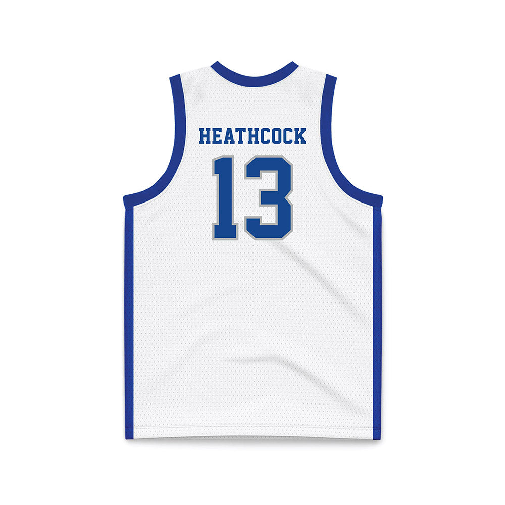 Creighton - NCAA Women's Basketball : Allison Heathcock - White Basketball Jersey-1