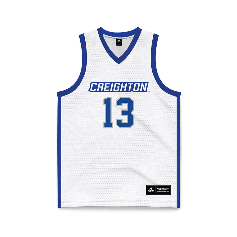 Creighton - NCAA Women's Basketball : Allison Heathcock - White Basketball Jersey-0