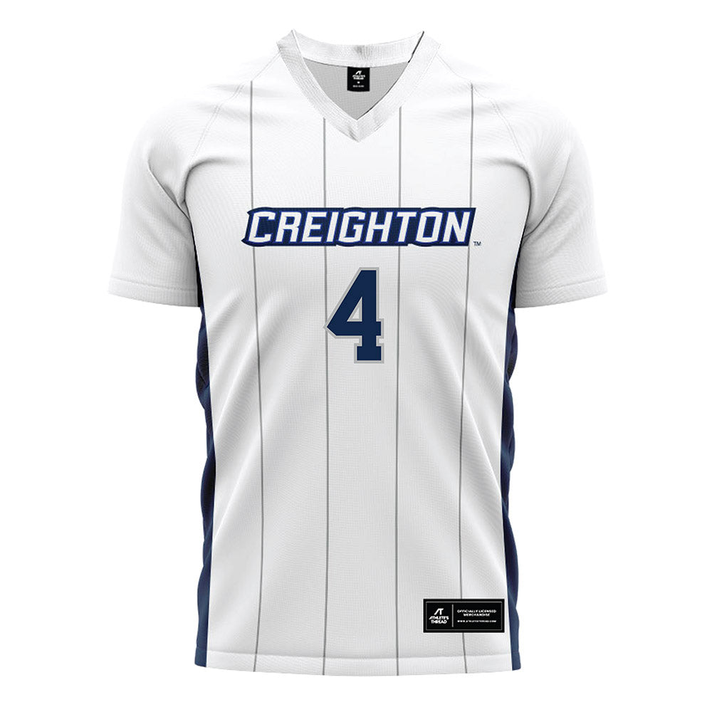 Creighton - NCAA Women's Soccer : Grace Mann - White Soccer Jersey-0