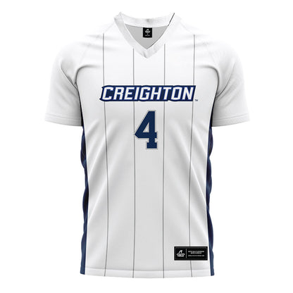 Creighton - NCAA Women's Soccer : Grace Mann - White Soccer Jersey-0