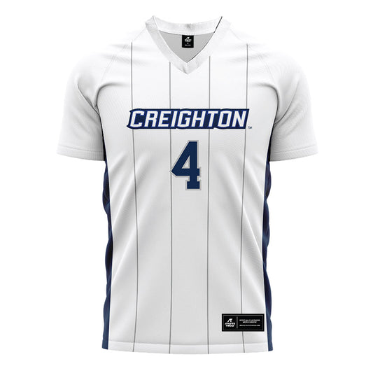 Creighton - NCAA Women's Soccer : Grace Mann - White Soccer Jersey-0