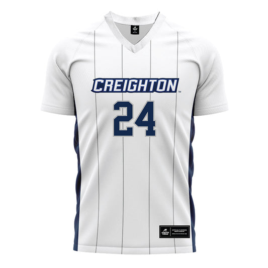Creighton - NCAA Women's Soccer : Aubrey Lane - White Soccer Jersey-0