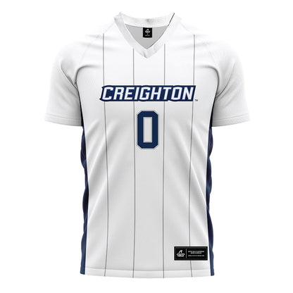 Creighton - NCAA Women's Soccer : Morgan Paley - White Soccer Jersey-0