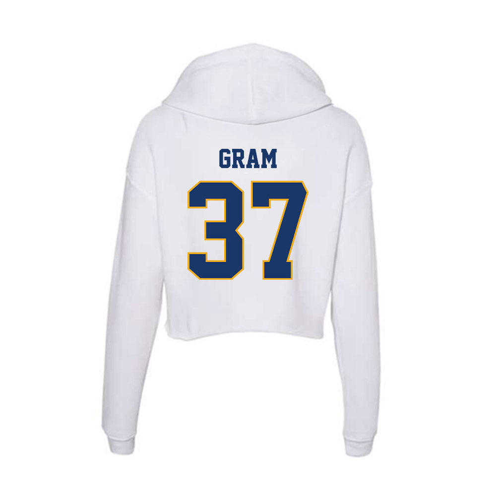 Canisius - NCAA Acrobatics & Tumbling : Carissa Gram - Women's Crop Fleece Hoodie-1