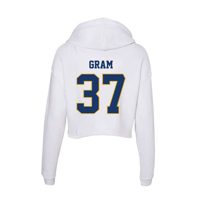 Canisius - NCAA Acrobatics & Tumbling : Carissa Gram - Women's Crop Fleece Hoodie-1