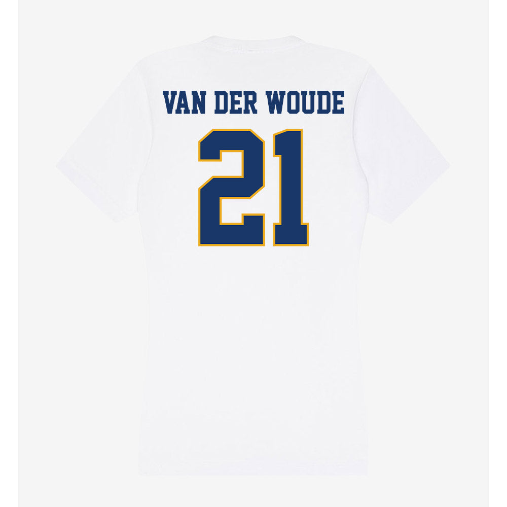 Canisius - NCAA Women's Basketball : Evie Van der Woude - Women's V-Neck T-Shirt-1