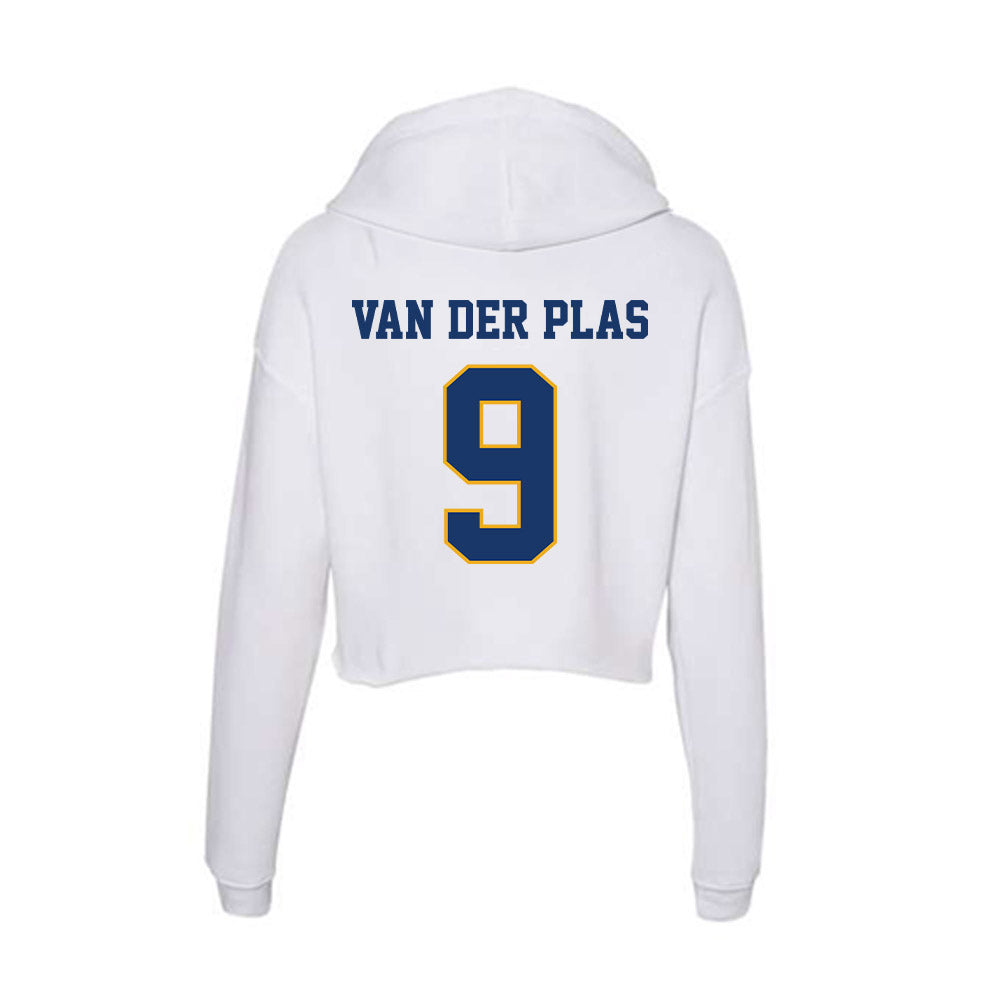 Canisius - NCAA Men's Basketball : Evan van der Plas - Women's Crop Fleece Hoodie-1