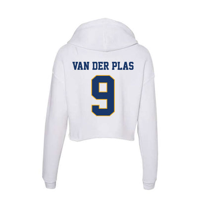 Canisius - NCAA Men's Basketball : Evan van der Plas - Women's Crop Fleece Hoodie-1