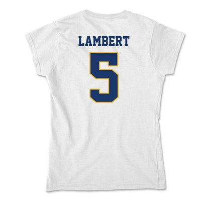 Canisius - NCAA Men's Lacrosse : Jacob Lambert - Soft Style Women’s T-Shirt-1