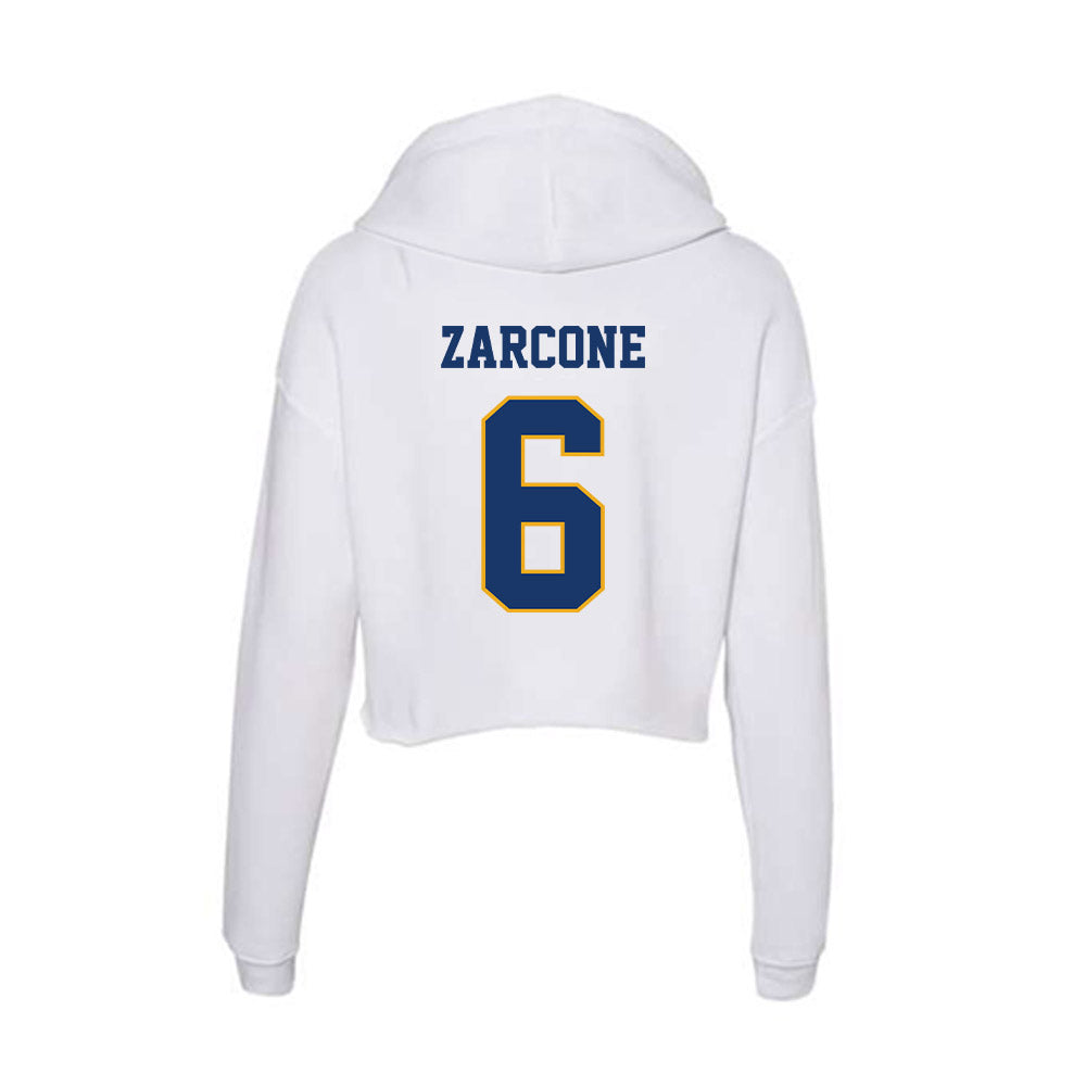 Canisius - NCAA Men's Soccer : AJ Zarcone - Women's Crop Fleece Hoodie-1