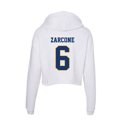 Canisius - NCAA Men's Soccer : AJ Zarcone - Women's Crop Fleece Hoodie-1