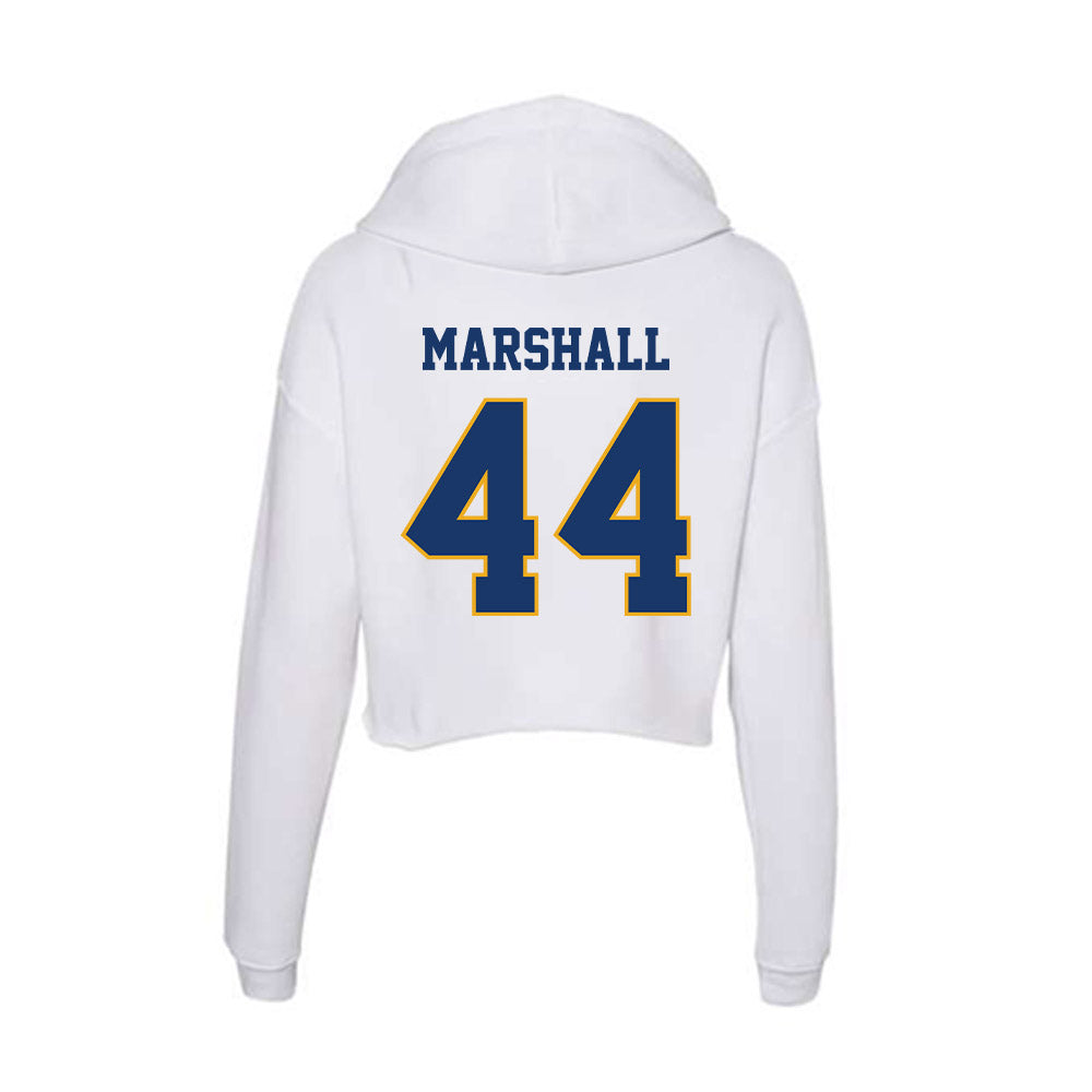 Canisius - NCAA Men's Ice Hockey : Luke Marshall - Women's Crop Fleece Hoodie-1