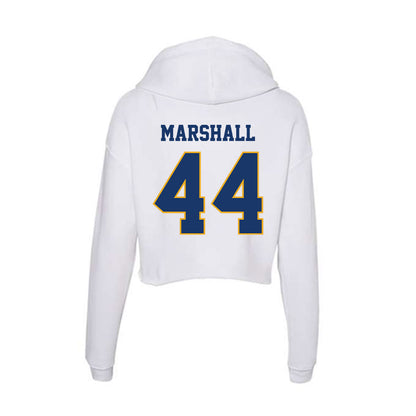 Canisius - NCAA Men's Ice Hockey : Luke Marshall - Women's Crop Fleece Hoodie-1