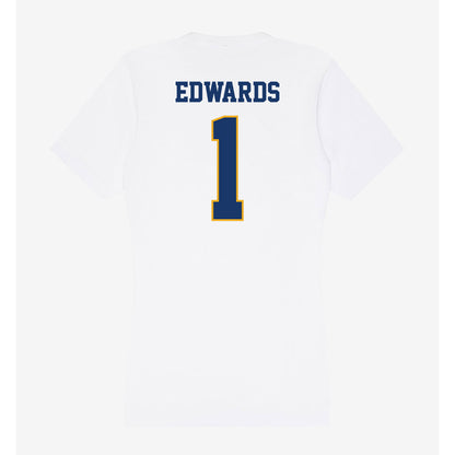Canisius - NCAA Men's Basketball : Javante Edwards - Women's V-Neck T-Shirt-1