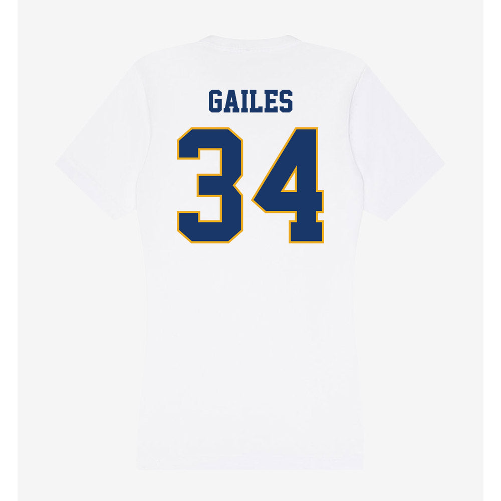 Canisius - NCAA Women's Basketball : Shariah Gailes - Women's V-Neck T-Shirt-1