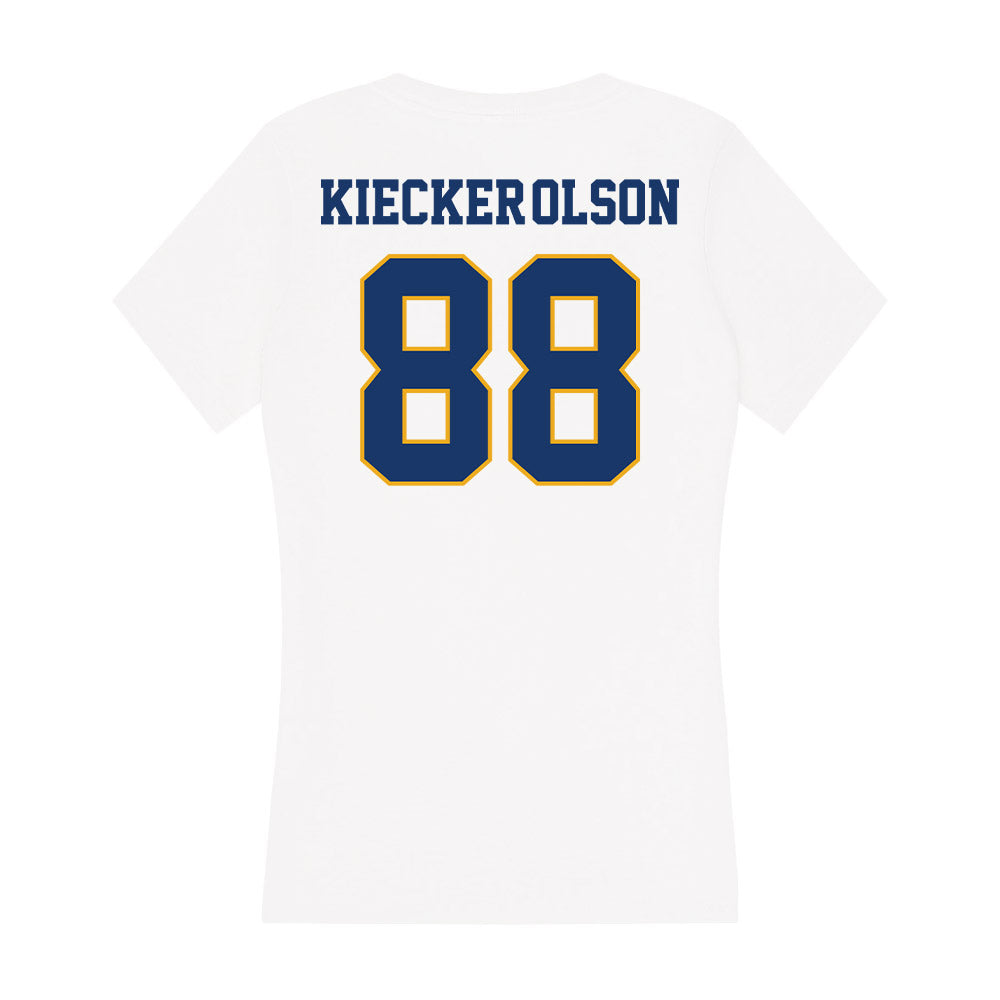 Canisius - NCAA Men's Ice Hockey : Killian Kiecker-Olson - Women's V-Neck T-Shirt-1