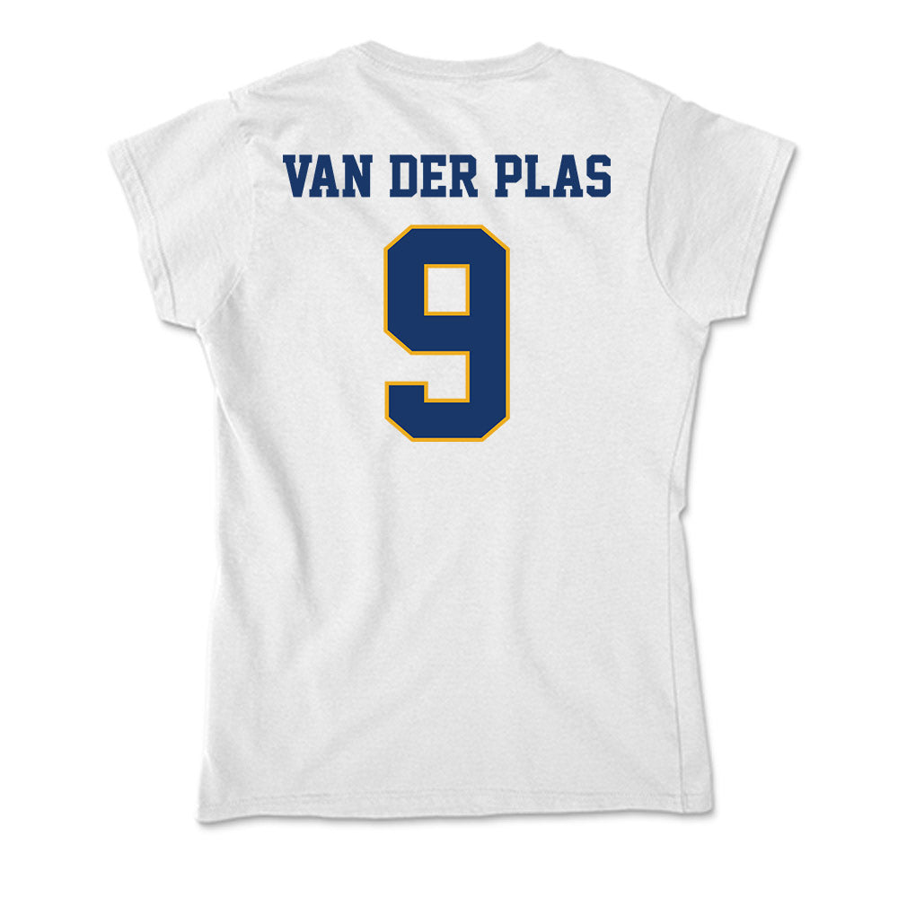 Canisius - NCAA Men's Basketball : Evan van der Plas - Soft Style Women’s T-Shirt-1