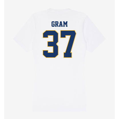Canisius - NCAA Acrobatics & Tumbling : Carissa Gram - Women's V-Neck T-Shirt-1