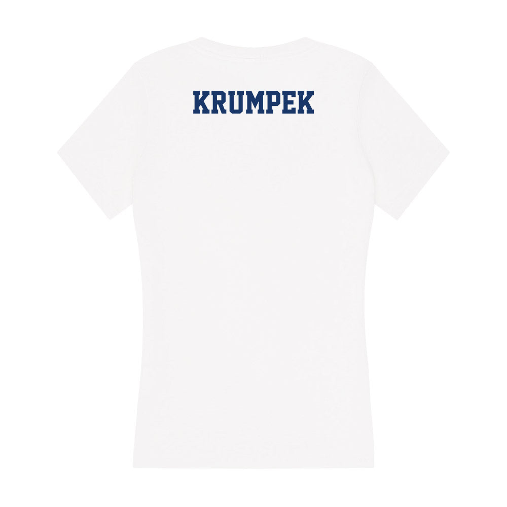 Canisius - NCAA Women's Cross Country : Ella Krumpek - Women's V-Neck T-Shirt-1