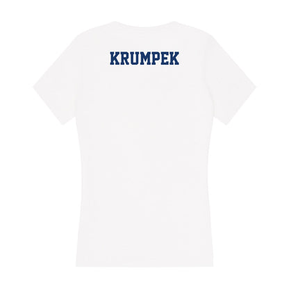 Canisius - NCAA Women's Cross Country : Ella Krumpek - Women's V-Neck T-Shirt-1