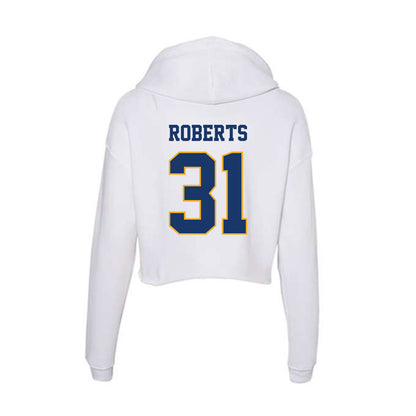 Canisius - NCAA Acrobatics & Tumbling : Nadia Roberts - Women's Crop Fleece Hooded Sweatshirt-1