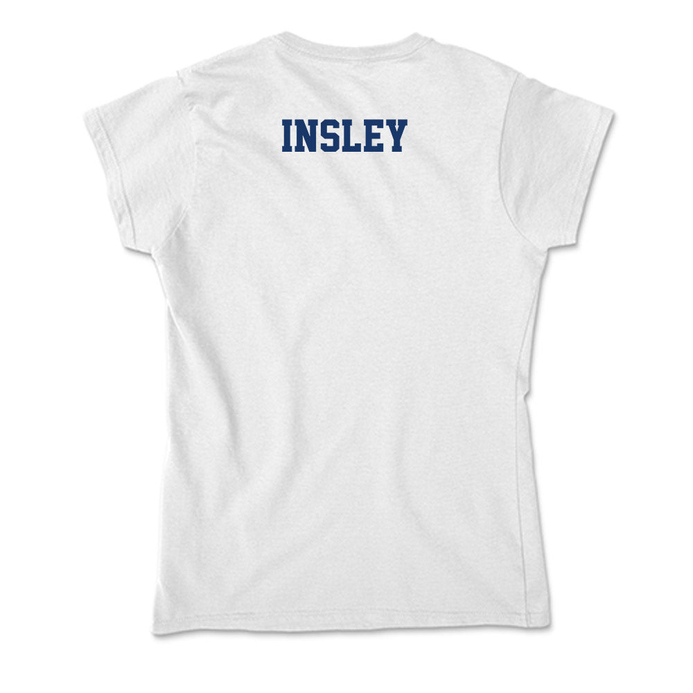Canisius - NCAA Men's Swimming & Diving : Rhys Insley - Soft Style Women’s T-Shirt-1