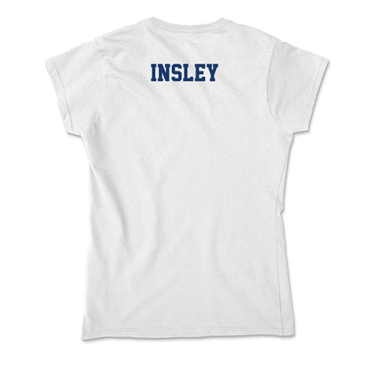 Canisius - NCAA Men's Swimming & Diving : Rhys Insley - Soft Style Women’s T-Shirt-1