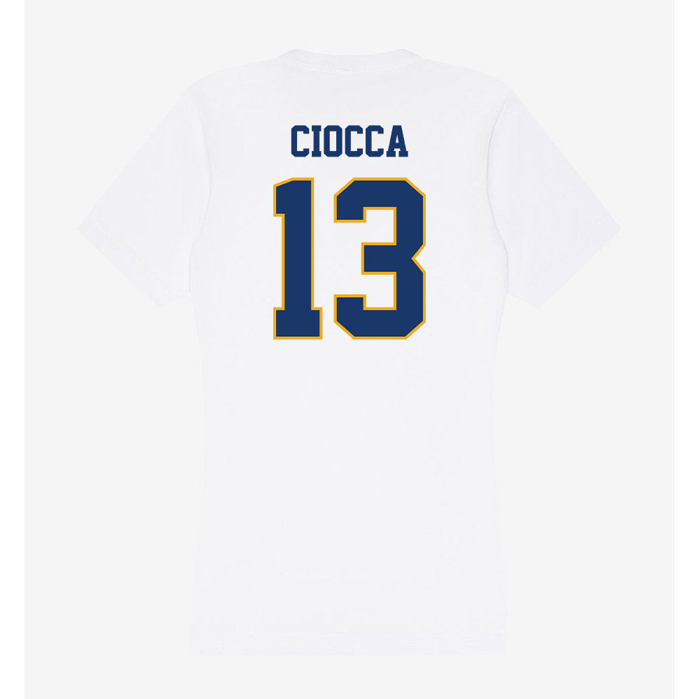 Canisius - NCAA Men's Lacrosse : Reid Ciocca - Women's V-Neck T-Shirt-1