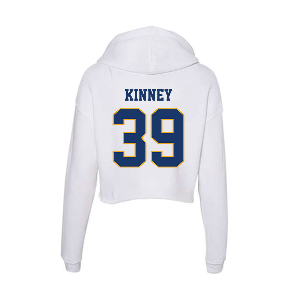 Canisius - NCAA Men's Lacrosse : Dane Kinney - Women's Crop Fleece Hoodie-1