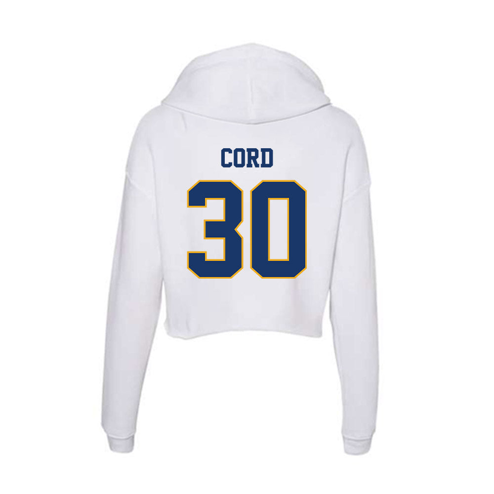 Canisius - NCAA Acrobatics & Tumbling : Madison Cord - Women's Crop Fleece Hoodie-1