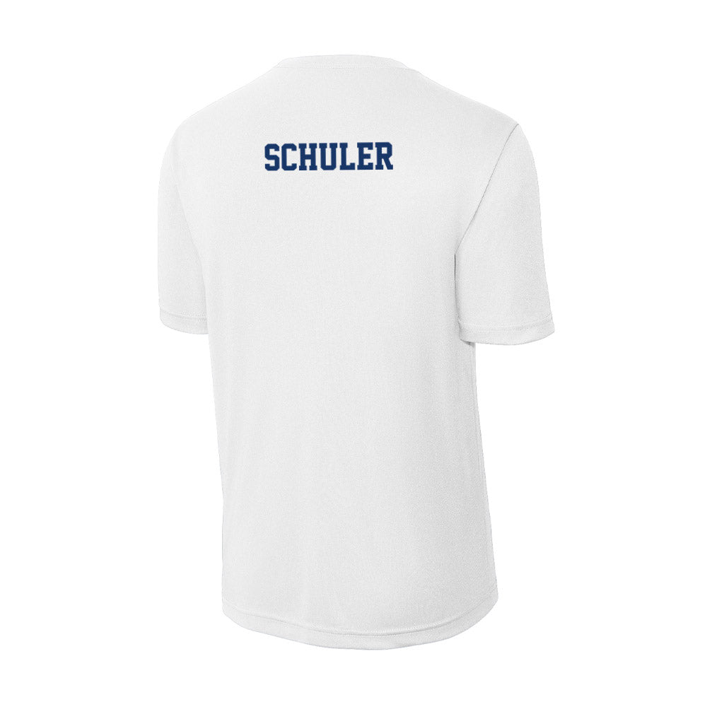 Canisius - NCAA Men's Swimming & Diving : Alex Schuler - Activewear T-Shirt-1