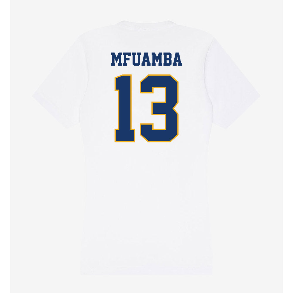 Canisius - NCAA Men's Soccer : Enoke Mfuamba - Women's V-Neck T-Shirt-1