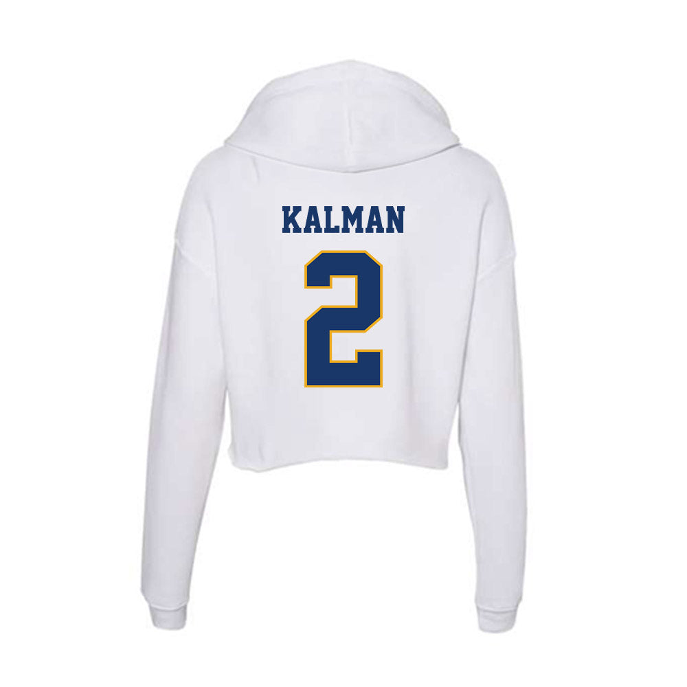 Canisius - NCAA Men's Lacrosse : Johnny Kalman - Women's Crop Fleece Hoodie-1