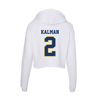 Canisius - NCAA Men's Lacrosse : Johnny Kalman - Women's Crop Fleece Hoodie-1
