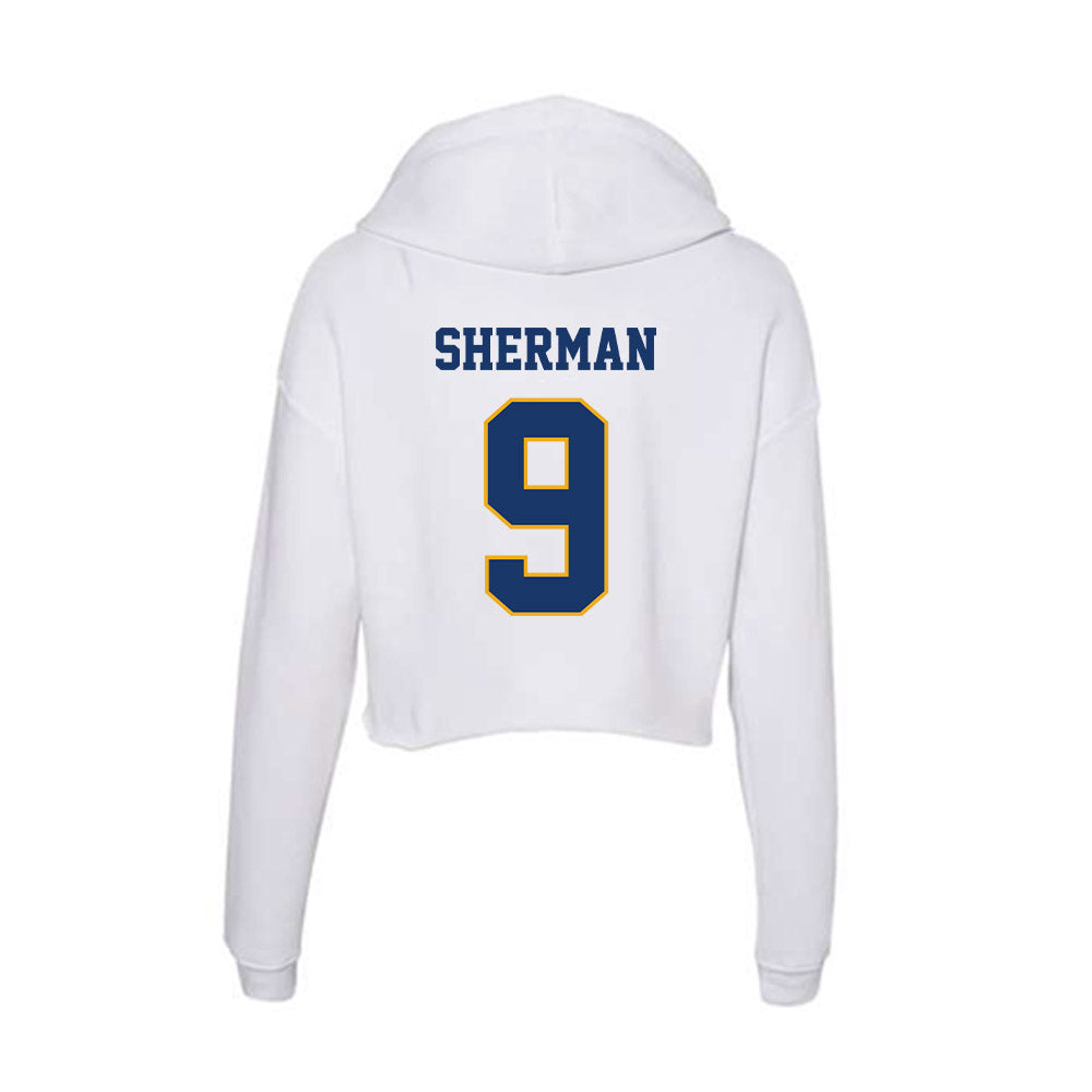 Canisius - NCAA Softball : Avyree Sherman - Women's Crop Fleece Hoodie-1