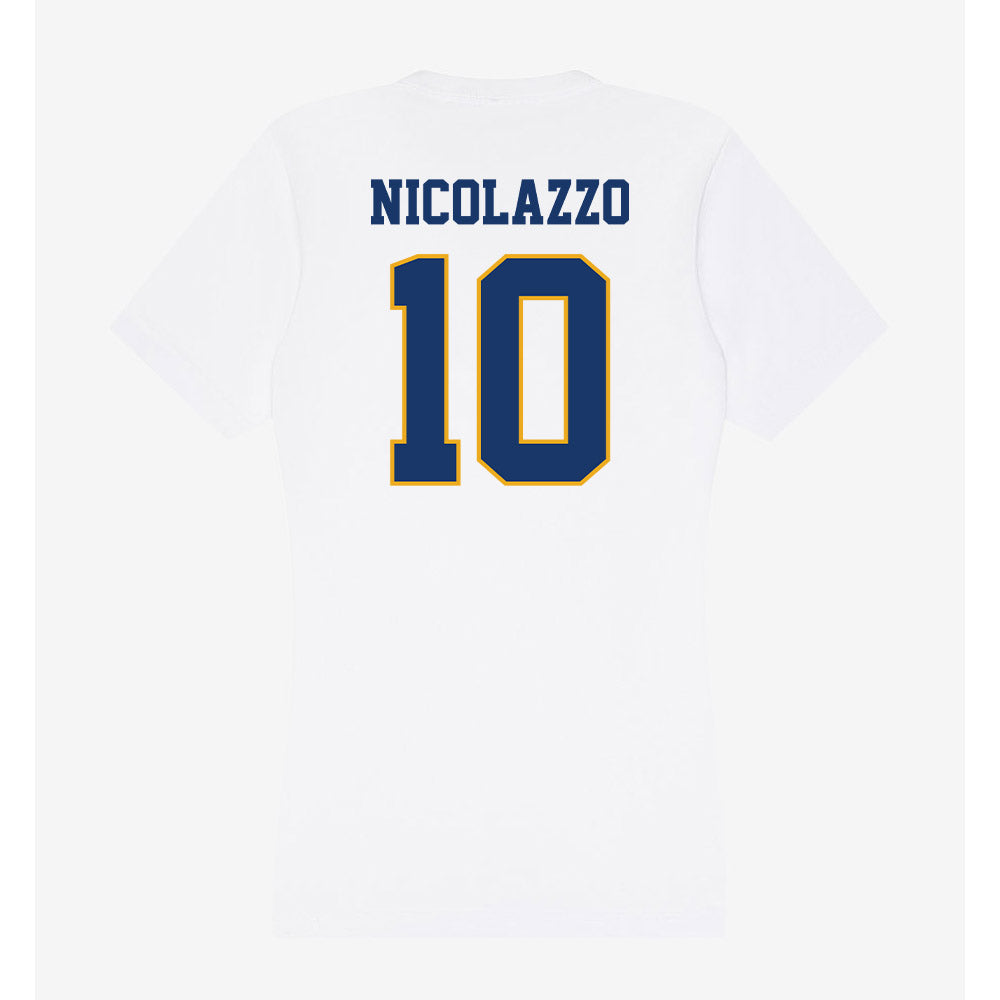 Canisius - NCAA Men's Soccer : Romero Nicolazzo - Women's V-Neck T-Shirt-1