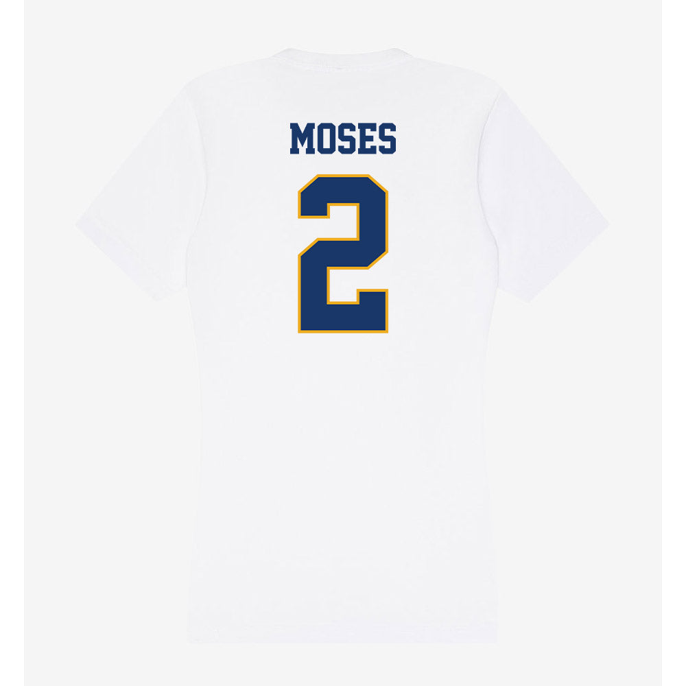 Canisius - NCAA Women's Basketball : Alex Moses - Women's V-Neck T-Shirt-1