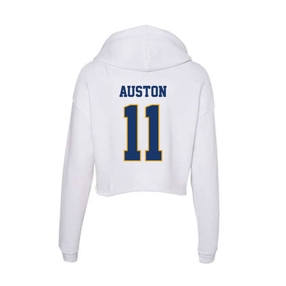 Canisius - NCAA Women's Basketball : Antionique Auston - Women's Crop Fleece Hoodie-1