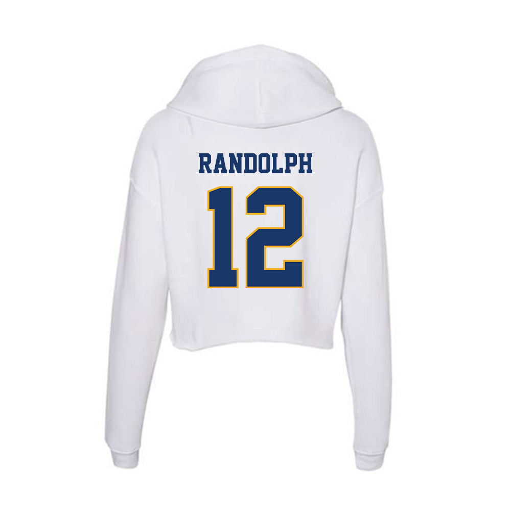 Canisius - NCAA Women's Basketball : Saige Randolph - Women's Crop Fleece Hoodie-1