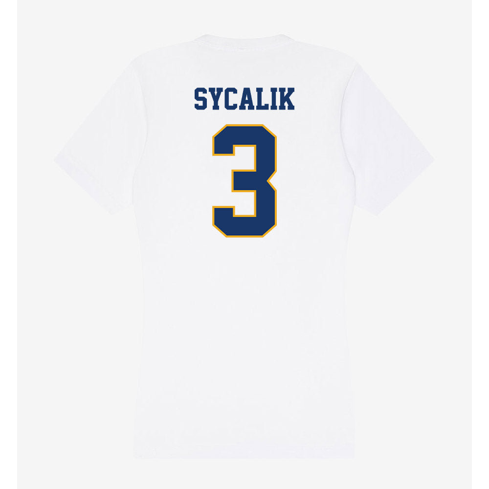 Canisius - NCAA Softball : Michaela Sycalik - Women's V-Neck T-Shirt-1