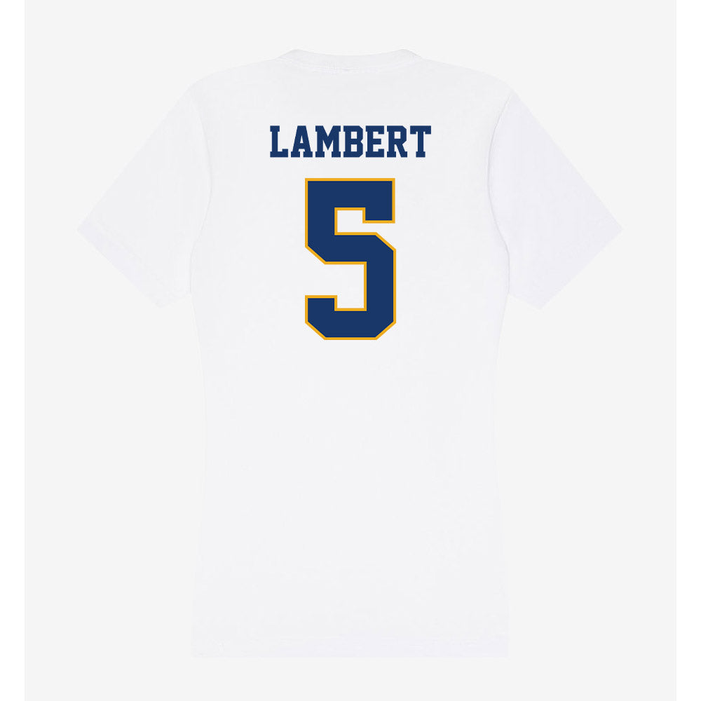 Canisius - NCAA Men's Lacrosse : Jacob Lambert - Women's V-Neck T-Shirt-1
