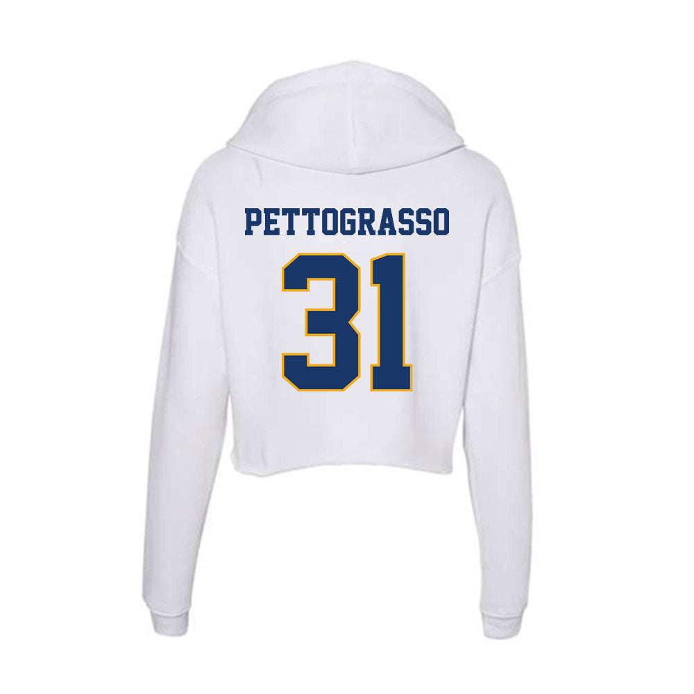 Canisius - NCAA Baseball : Ryan Pettograsso - Women's Crop Fleece Hoodie-1