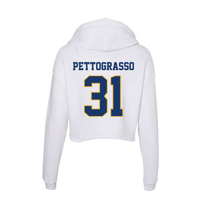 Canisius - NCAA Baseball : Ryan Pettograsso - Women's Crop Fleece Hoodie-1