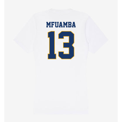 Canisius - NCAA Men's Soccer : Enoke Mfuamba - Women's V-Neck T-Shirt-1