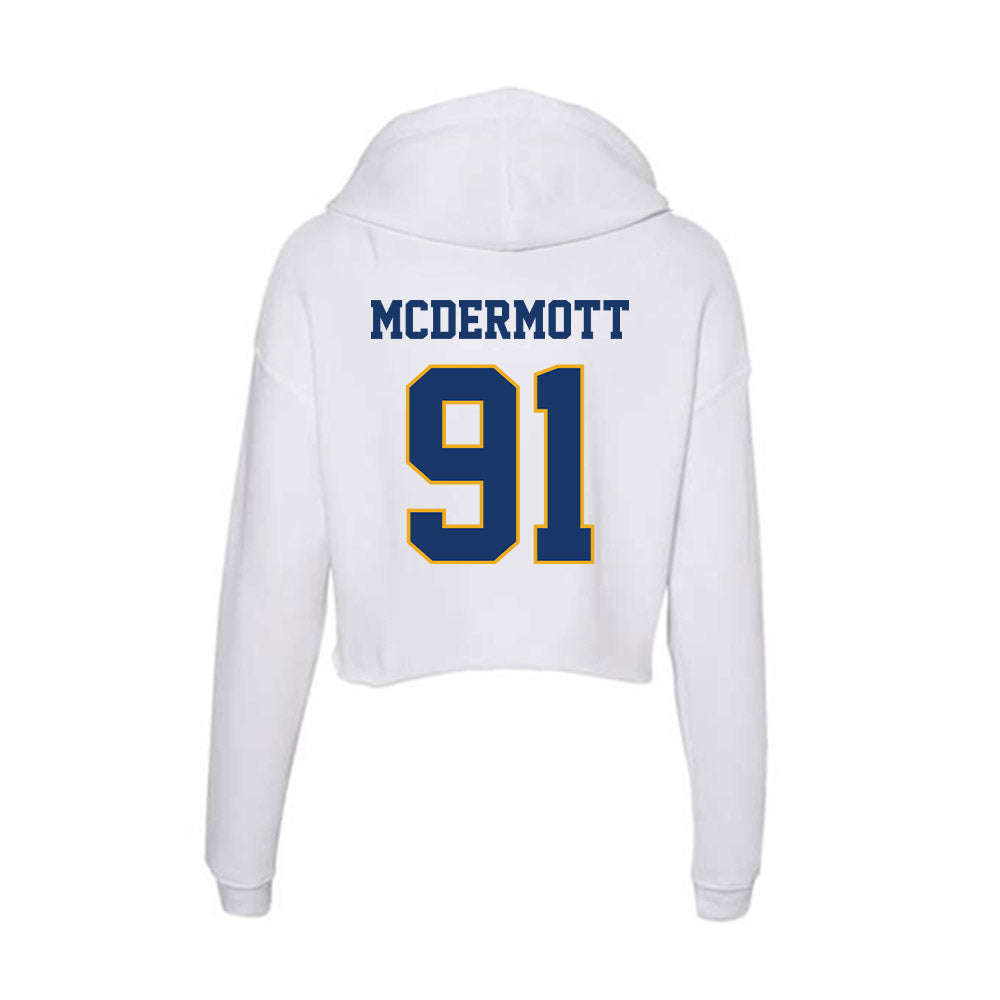 Canisius - NCAA Men's Ice Hockey : Alton Mcdermott - Women's Crop Fleece Hoodie-1